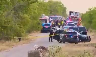 EE.UU: hallan al menos 46 cadáveres en el acoplado de un camión