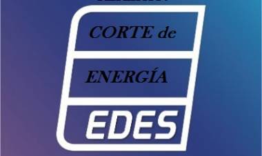 EDES informa corte de energía eléctrica 17/08/2022