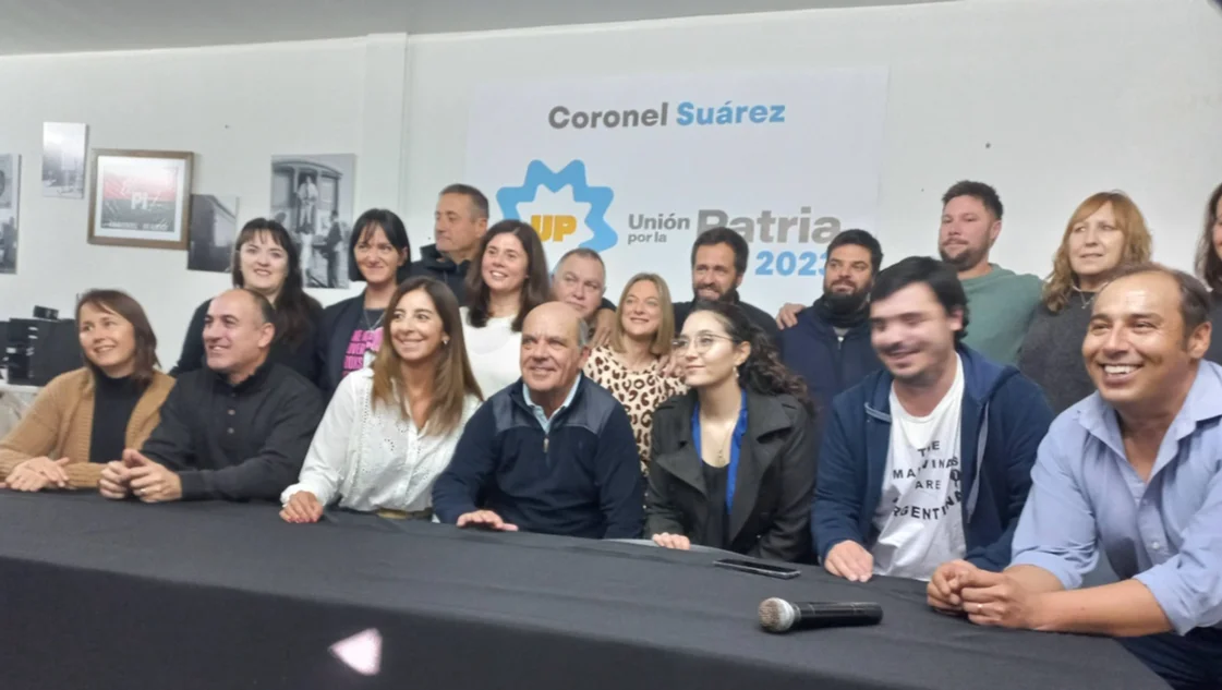 Unión por la Patria presentó sus candidatos en Coronel Suárez