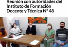 Salud-Enfermería: reunión con autoridades del Instituto de Formación Docente y Técnica N° 48