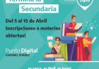 Atención inscriptos en el programa Terminá la Secundaria⠀