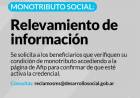 Monotributo Social: Relevamiento de información⠀