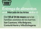 Entrega de alimentos del mes de Mayo⠀
