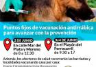 Puntos fijos de vacunación antirrábica para avanzar con la prevención