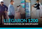 Llegaron 1200 1° dosis de SINOPHARM: “Seguimos vacunando”