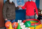 Entrega de material deportivo a clubes del distrito⠀