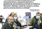 “Tenemos un Estado que impulsa el empleo y permite soñar con la construcción de viviendas”⠀