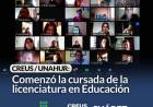 CREUS/UNAHUR: Comenzó la cursada de la licenciatura en Educación