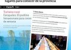 Pueblo Santa María recomendado por “Clarín Viajes” como uno de los 10 mejores lugares para conocer de la provincia