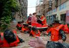 China declaró alerta roja en cinco ciudades por nuevas inundaciones: al menos 21 muertos