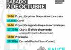 ¡Se viene el Festival Sauce Corto(s), dos días a puro cine, y te compartimos el cronograma del sábado 2 de Octubre para que no te lo pierdas!