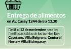 Entrega de alimentos del mes de noviembre