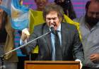 Milei se pronunció eufórico en el Luna Park tras conocerse los resultados