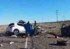 Una familia destruida por un triple choque en Neuquén