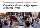 Firma de convenio entre el Municipio y la Cámara de Comercio: Capacitación estratégica para el sector Pyme 