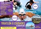 Se correrá mañana el Triatlón 6 Ciudades en Carhué!!