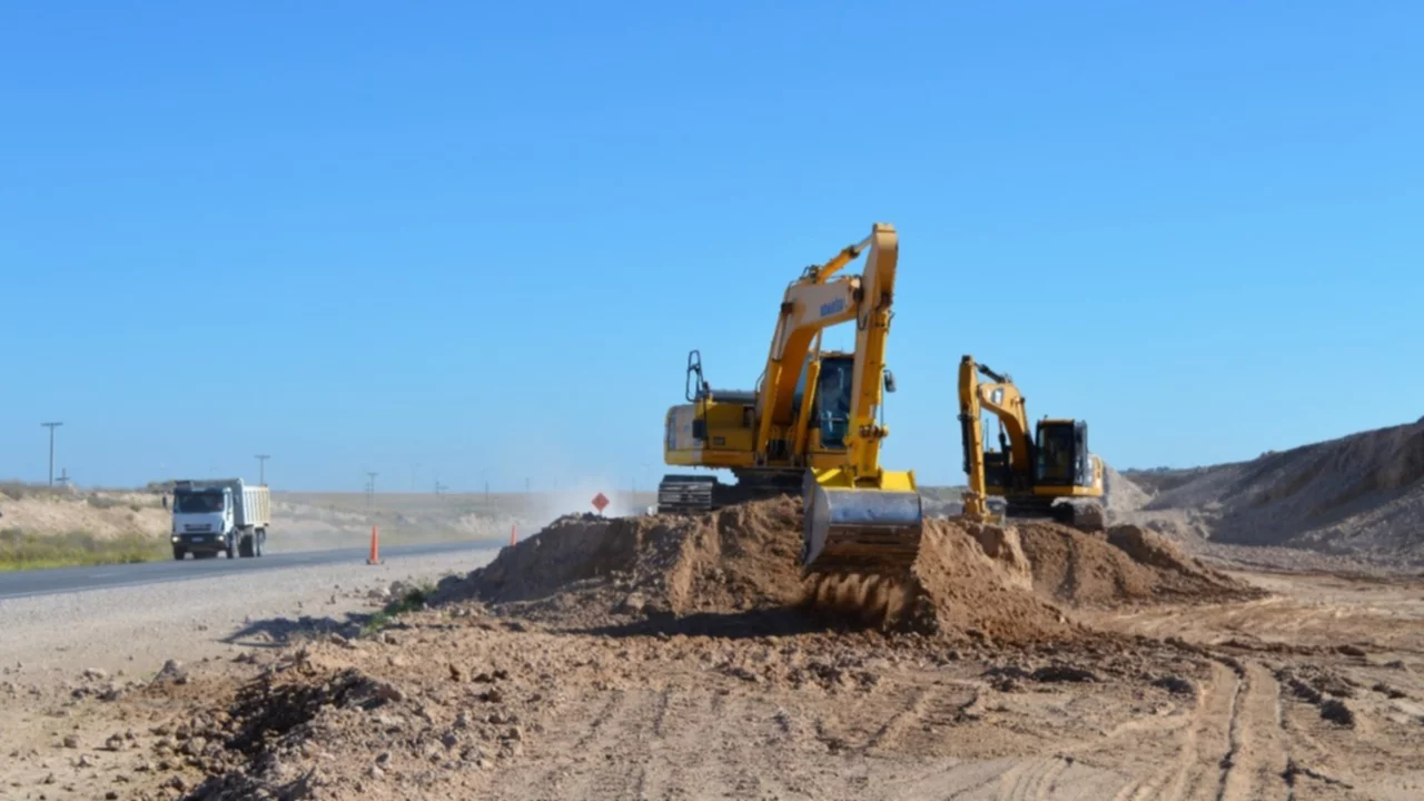 Continúan las obras en la autopista de la ruta 33