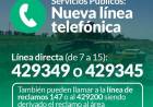 Servicios Públicos: nuevalínea telefónica