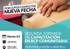 Por cupos completos se realizará una nueva capacitación en RCP