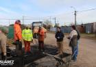Carolina Radice recorrió las obras que se encuentran en marcha en Pueblo Santa Trinidad