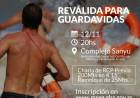 Revalida para Guardavidas: Será el 12 de noviembre en el Complejo Sanyu a las 20 horas.