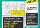 ¿Qué día se realiza la recolección diferenciada de residuos reciclables por la ZONA CÉNTRICA?