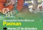 Campaña de vacunación antirrábica en Pasman