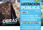 Licitacion: red de gas 10 Proyectos Coronel Suàrez