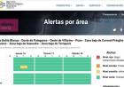 Alerta Amarilla por vientos fuertes