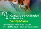 Campaña de vacunación antirrábica en Santa María