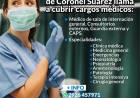 La secretaría de Salud de Coronel Suárez llama a cubrir cargos médicos