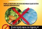 CORTE DE AGUA POR ROTURA DE BOMBA 4 Y 7
