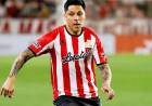 La particular presentación de Estudiantes para Enzo Pérez