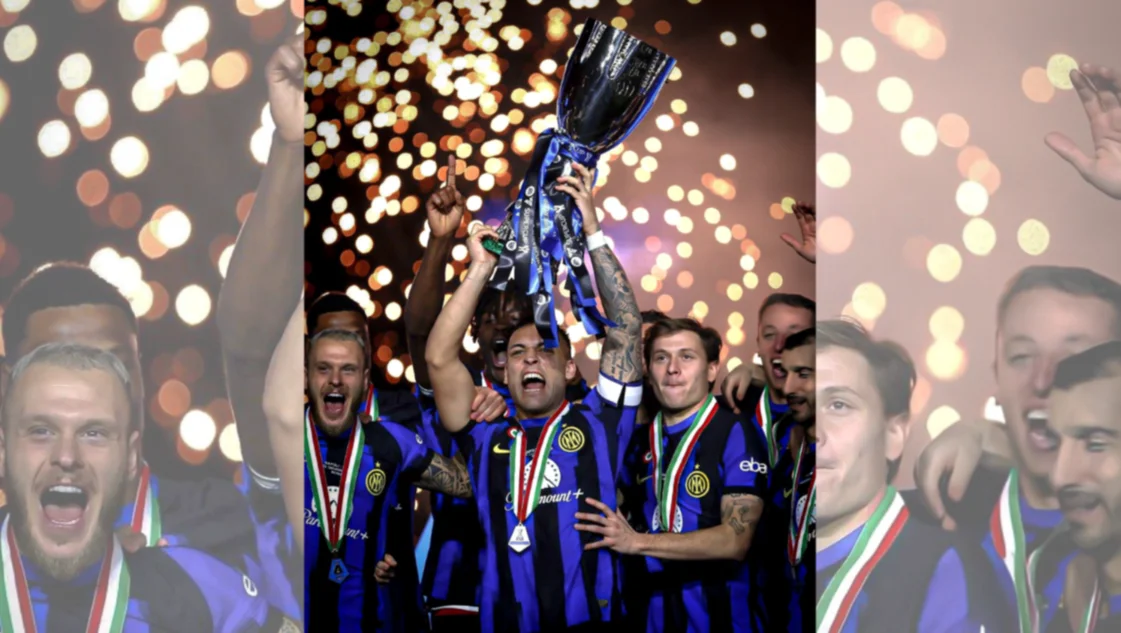 ¡De la mano de Lautaro! Con un gol agónico del bahiense, Inter se consagró tricampeón de la Supercopa de Italia