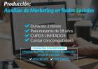 Cursos GRATUITOS de Auxiliar en Atención al Público en Comercio y Auxiliar de Marketing en Redes Sociales
