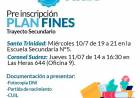 Pre inscripción PLAN FINES