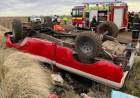 Trágico accidente en un camino rural de Laprida