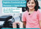 Oficina del Registro Provincial de las Personas en Pueblo Santa María