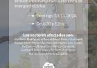 EDES COMUNICA: aviso de corte