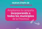 NUEVA ETAPA EN LA VACUNACIÓN CONTRA EL DENGUE