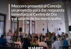Moccero presentó al Concejo un proyecto para dar respuesta inmediata al Centro de Día y al salario de los municipales