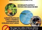 Ante las altas temperatura cuidemos y usemos de manera “responsable” el agua corriente