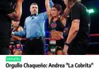 Orgullo Chaqueño: Andrea "La Cobrita" Sanchez, campeona mundial AMB gold minimosca