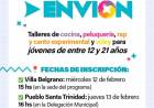 Inscripciones abiertas para el Programa Envión sedes Villa Belgrano y Santa Trinidad