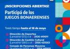 Juegos Bonaerenses 2025: tenés tiempo de inscribirte hasta el 18 de Mayo