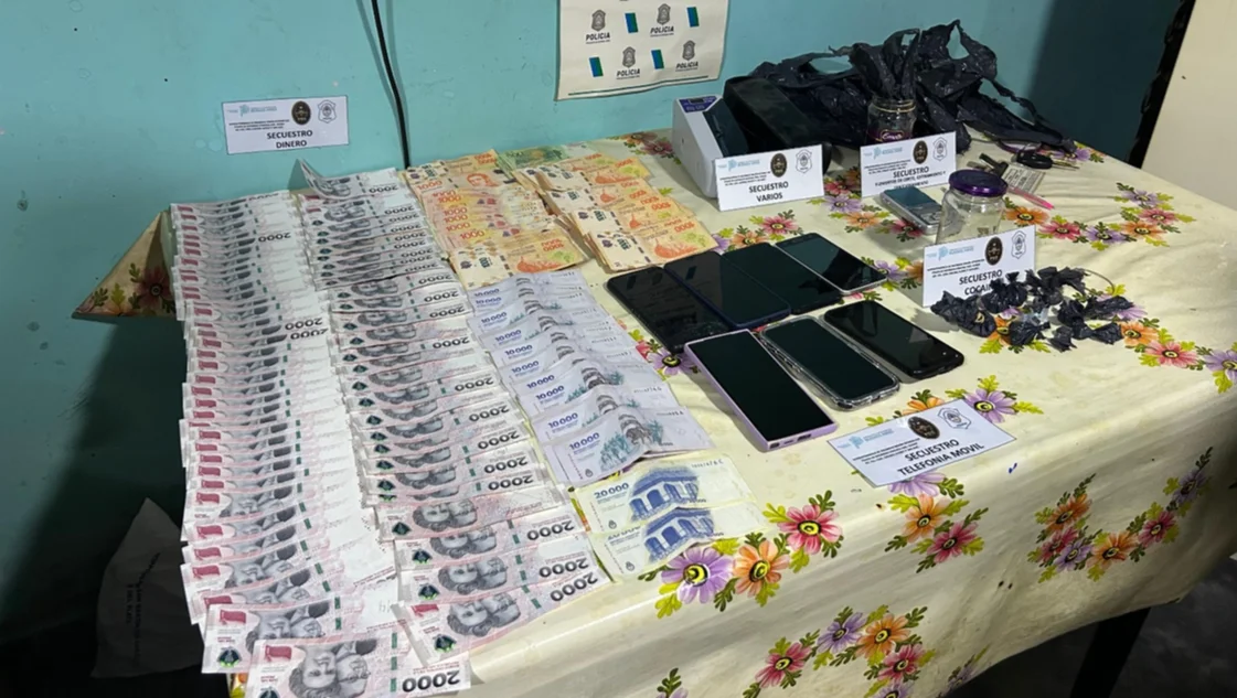 Suárez: allanamiento positivo y secuestro de cocaína fraccionada