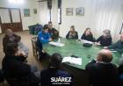 Moccero se reunió con la Junta Comunitaria de Huanguelén y repasaron acciones realidazadas en la localidad
