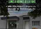 Nuevo horario de atención del puesto de Bromatología