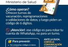  Alerta por estafas en nombre del Ministerio de Salud
