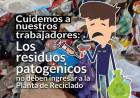 Residuos patológicos en la Planta de Reciclado: un riesgo que debemos evitar entre todos